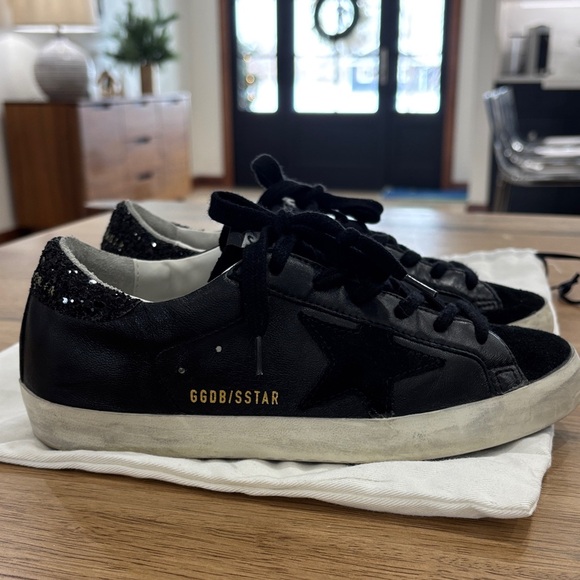Golden Goose Black and White Sneakers - Picture 5 of 5